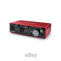 Focusrite Scarlett 2i2 USB Audio Interface 3rd Gen