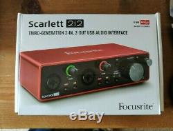 Focusrite Scarlett 2i2 USB Audio Interface 3rd Gen