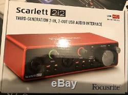 Focusrite Scarlett 2i2 USB Audio Interface, 3rd Gen Ableton Live & Tools Inc