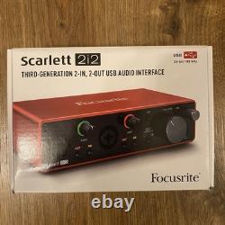 Focusrite Scarlett 2i2 USB Audio Interface 3rd Gen Boxed
