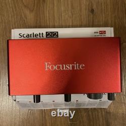 Focusrite Scarlett 2i2 USB Audio Interface 3rd Gen Boxed