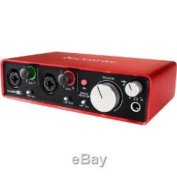 Focusrite Scarlett 2i2 USB Audio Recording Interface 2nd Gen with Pro Tools First