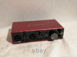 Focusrite Scarlett 2i2 third Generation USB Audio Interface good condition