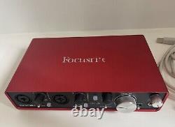 Focusrite Scarlett 2i4 2nd Gen Audio/Midi Interface + USB cable