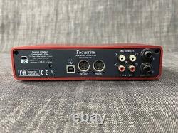 Focusrite Scarlett 2i4 Channels 2-in 4-out USB Audio Interface withBox Accessories