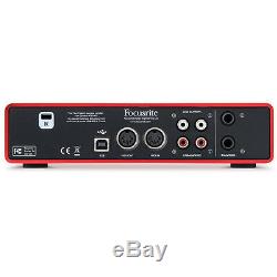 Focusrite Scarlett 2i4 USB Audio Interface (2nd Gen) with Professional Tools