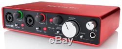 Focusrite Scarlett 2i4 USB Audio Interface with Headphones