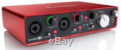 Focusrite Scarlett 2i4 USB Audio Interface with Headphones