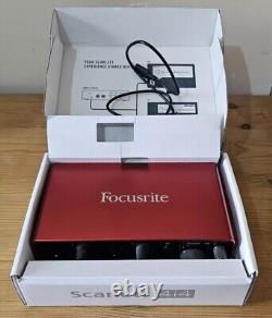 Focusrite Scarlett 4i4 (3rd Gen) USB Audio Interface