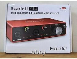 Focusrite Scarlett 4i4 (3rd Gen) USB Audio Interface