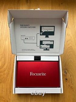 Focusrite Scarlett 4i4 3rd Gen USB Audio Interface 2020 Red / Black