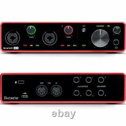 Focusrite Scarlett 4i4 (3rd Gen) USB Audio Interface @2