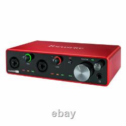 Focusrite Scarlett 4i4 3rd Gen USB Audio Interface + Ableton, Pro Tools & More