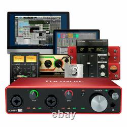 Focusrite Scarlett 4i4 3rd Gen USB Audio Interface + Ableton, Pro Tools & More