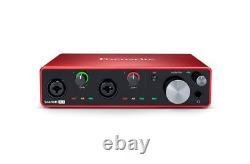Focusrite Scarlett 4i4 3rd Gen USB Audio Interface for Recording, Songwriting