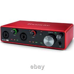 Focusrite Scarlett 4i4 3rd Gen USB Audio Interface for Recording, Songwriting