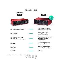 Focusrite Scarlett 4i4 3rd Gen USB Audio Interface for Recording, Songwriting