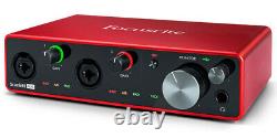 Focusrite Scarlett 4i4 3rd Gen USB Audio Interface with Pro Tools First