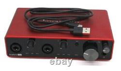 Focusrite Scarlett 4i4 3rd Generation 4x4 USB Audio Interface