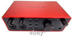 Focusrite Scarlett 4i4, 4th Generation, USB Audio Interface