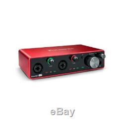Focusrite Scarlett 4i4 4x4 USB Audio Interface 3rd Gen for Musicians/Podcasters