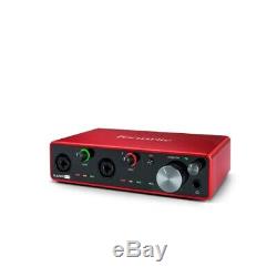 Focusrite Scarlett 4i4 4x4 USB Audio Interface 3rd Gen for Musicians/Podcasters