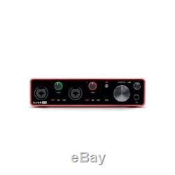 Focusrite Scarlett 4i4 4x4 USB Audio Interface 3rd Gen for Musicians/Podcasters