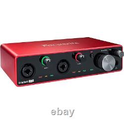 Focusrite Scarlett 4i4 4x4 USB Audio Interface (3rd Generation)- Full Warranty