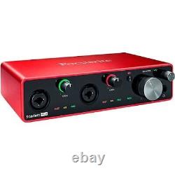 Focusrite Scarlett 4i4 4x4 USB Audio Interface (3rd Generation)- Full Warranty