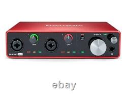 Focusrite Scarlett 4i4 USB Audio Interface, 3rd Gen