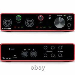 Focusrite Scarlett 4i4 USB Audio Interface, 3rd Gen