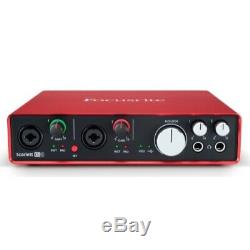 Focusrite Scarlett 6i6 2nd Gen 24/192KHZ USB Audio Interface USED B3