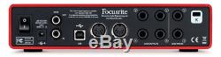Focusrite Scarlett 6i6 (2nd Gen) USB 2.0 Audio Interface + Pro Tools & Ableton