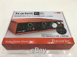 Focusrite Scarlett 6i6 2nd Gen USB Audio Interface Perfect Condition