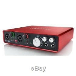 Focusrite Scarlett 6i6 2nd Generation 6 in / 6 out 24/192KHZ USB Audio Interface
