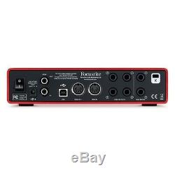 Focusrite Scarlett 6i6 2nd Generation 6 in / 6 out 24/192KHZ USB Audio Interface