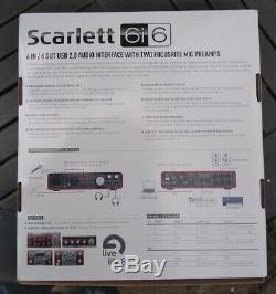 Focusrite Scarlett 6i6 USB Audio Interface