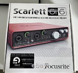 Focusrite Scarlett 6i6 USB Audio Interface 1st Gen