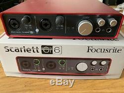 Focusrite Scarlett 6i6 USB Audio Interface (1st Gen) No Software