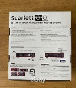 Focusrite Scarlett 6i6 USB Audio Interface (1st Gen) No Software