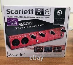 Focusrite Scarlett 8I6 2.0 USB Audio Interface 1st Gen