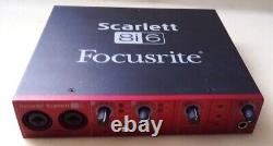 Focusrite Scarlett 8i6 2.0 Usb Audio Interface 1st Gen Very Good Condition
