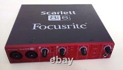 Focusrite Scarlett 8i6 2.0 Usb Audio Interface 1st Gen Very Good Condition