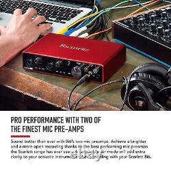 Focusrite Scarlett 8i6 3rd Gen USB Audio Interface Recording, Songwriting, &
