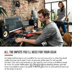 Focusrite Scarlett 8i6 3rd Gen USB Audio Interface Recording, Songwriting, &