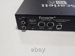 Focusrite Scarlett 8i6 USB Audio Interface 1st Gen generation used powers on