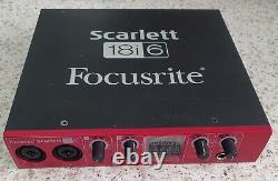 Focusrite Scarlett 8i6 USB Audio Interface with USB cable for Pro Studio