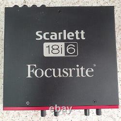 Focusrite Scarlett 8i6 USB Audio Interface with USB cable for Pro Studio