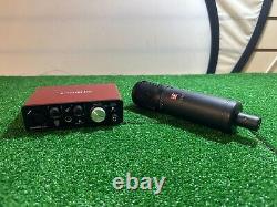 Focusrite Scarlett Solo 2 Channel USB Audio Interface + SE2200 Condenser Mic