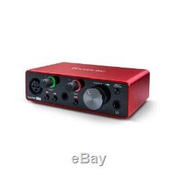Focusrite Scarlett Solo 2x2 USB Audio Interface 3rd Gen for Singer/Songwriters